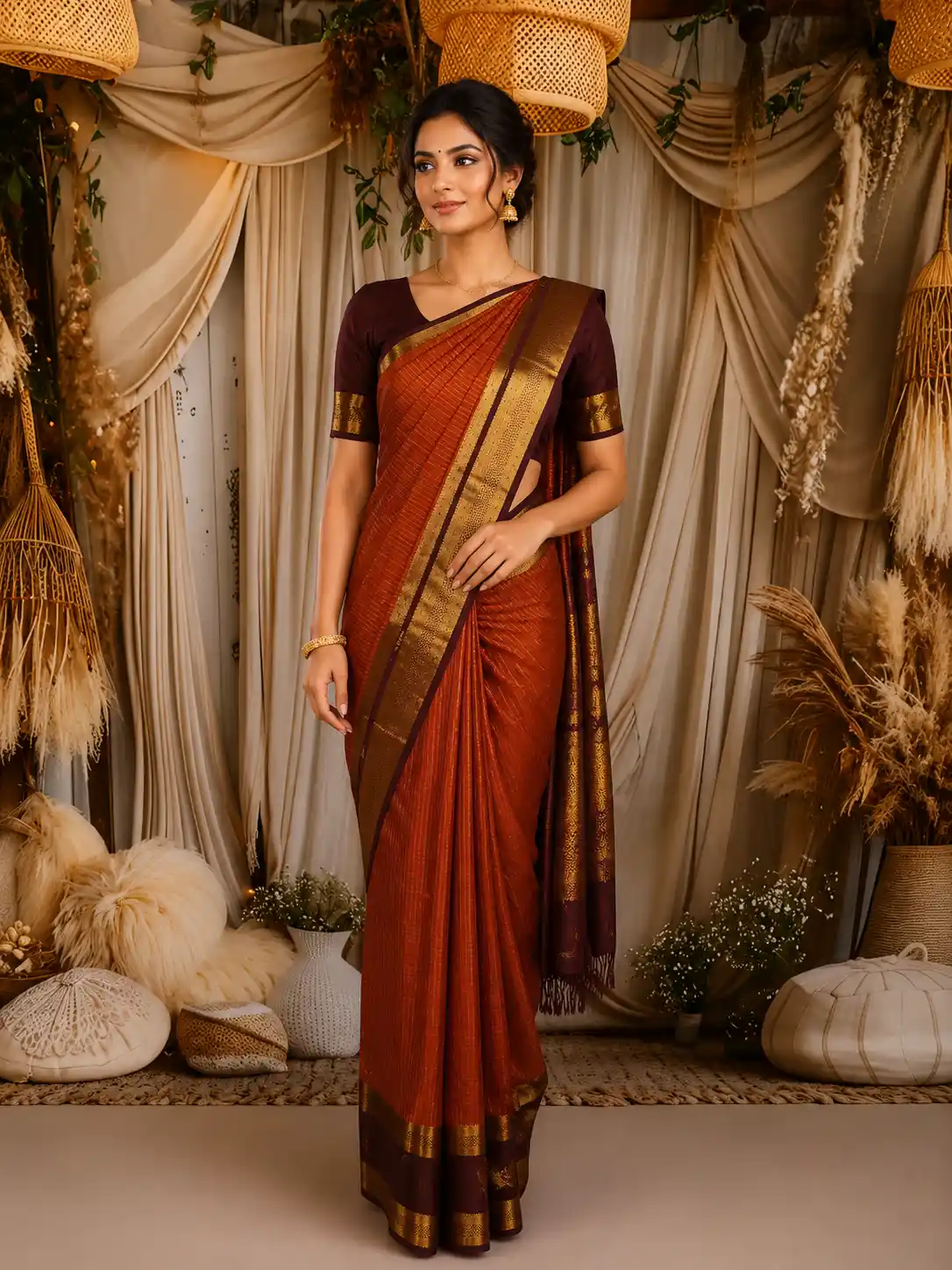 Semi Kanchipuram Silks
