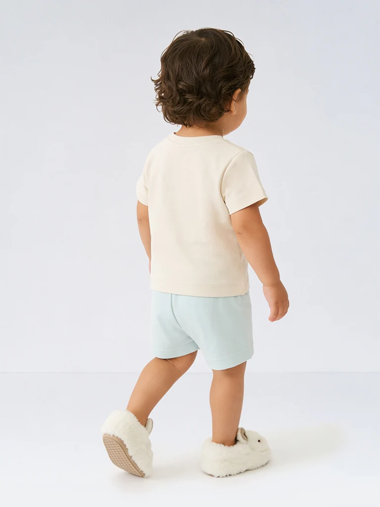 HOP Baby Boys Multicolour Printed Cotton T-Shirts - Pack of 5