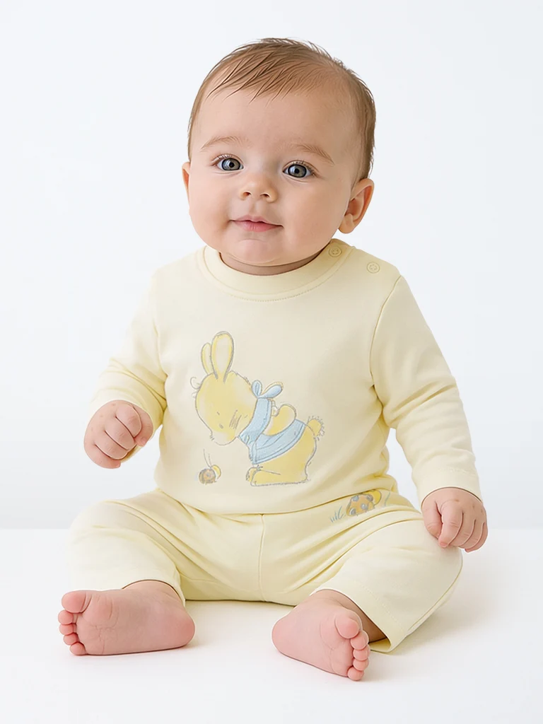 HOP Baby Boys Multicolor Printed Cotton T-Shirt - Pack of 5