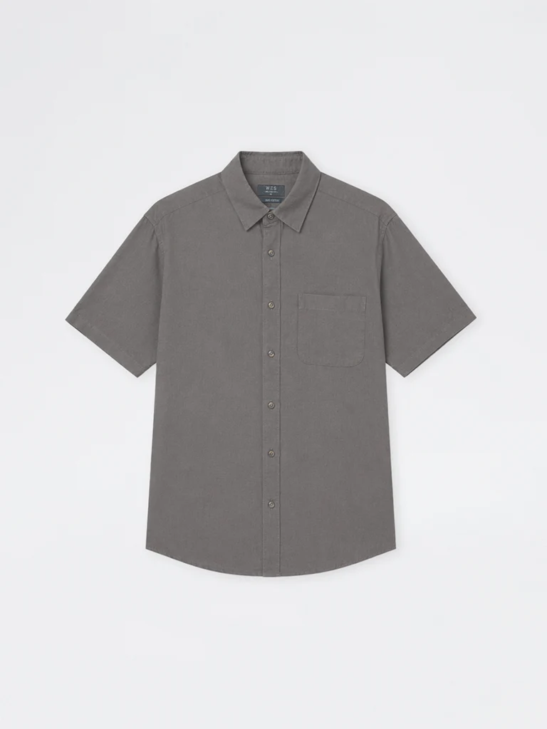 Casuals Dark Grey Relaxed-Fit Shirt