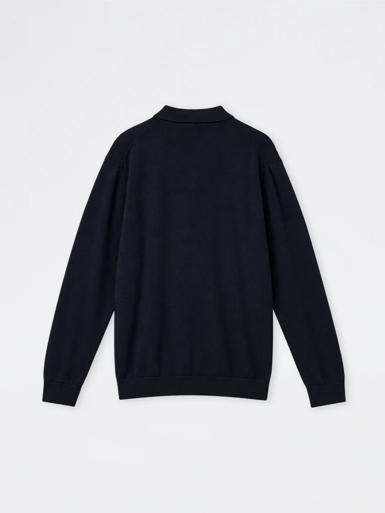 Formals Navy Solid Relaxed-Fit Cotton Shirt