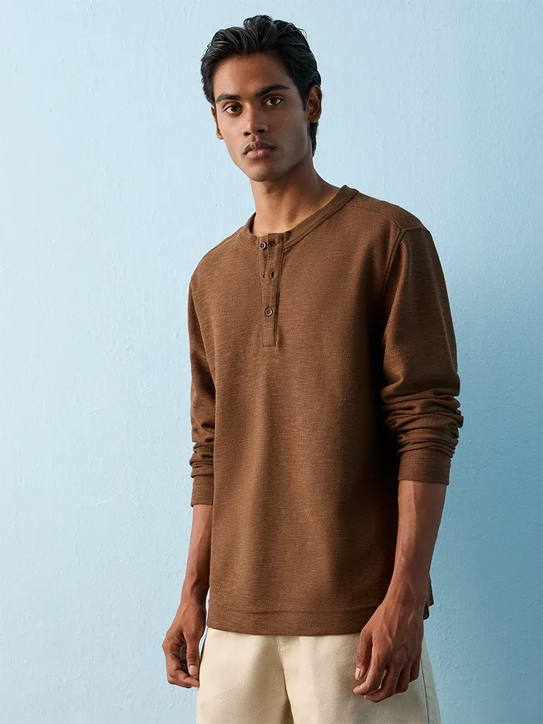 ETA Dusty Pink Relaxed-Fit Cotton-Blend T-Shirt
