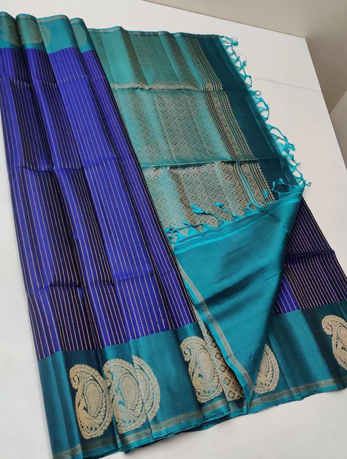 Kanchi Paisley Rekha Soft Silk Saree
