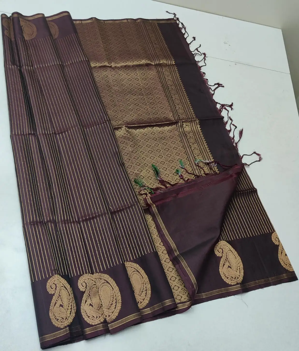Kanchi Paisley Rekha Soft Silk Saree